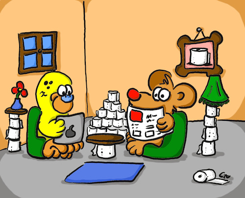 Cartoon: Kalender 2021 (medium) by Schrangel tagged ratte,wellensittich,kalender,januar,februar,märz,april,mai,juni,juli,august,september,oktober,november,dezember