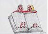 Cartoon: Buch (small) by Siminoga Vadim tagged buch,liebe,eier,wissen,verstand,intellekt