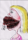 Cartoon: Schwamm (small) by Siminoga Vadim tagged schönheitsfrauenfeiertags,liebesgeschenk