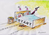 Cartoon: Start (small) by Siminoga Vadim tagged family,gender,bullying,women,my,love