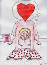 Cartoon: valentine (small) by Siminoga Vadim tagged holiday,love,gift,joy,my,world