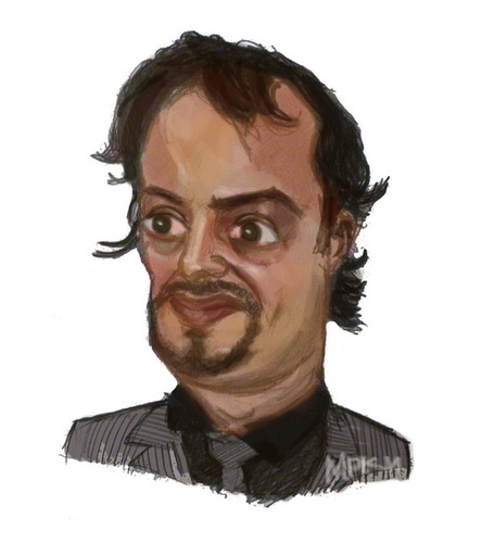 Cartoon: Serbian actor Sergej Trifunovic (medium) by sanakym tagged serbia,acting