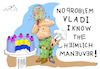 Cartoon: Heimlich Maneuver (small) by pefka tagged putin,prigoschin,war,ucraine,ukraine