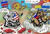 Cartoon: porcelainshops (small) by pefka tagged iraq,irak,ukraine,ucraine