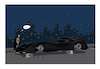 Cartoon: Shit! Nr. 01 (small) by Toonster tagged batman,batmobil,reifen,diebstahl,gotham,nacht,shit,schwarz,umhang,held