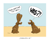 Cartoon: Zum anbeißen... (small) by Toonster tagged schokolade,hase,beißen,ostern,hören,ohren