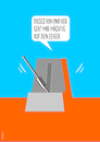 Cartoon: Dieses Hin und Her ... (small) by Büro für gehobenen Unfug tagged metronom,hin,her,unschlüssigkeit,wankelmut,inkonsequenz