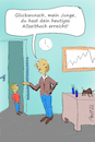 Cartoon: Börsenjunge Allzeithoch (small) by Arni tagged börse,chart,charts,börsianer,trader,trading,aktien,dax,bulle,bär