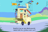 Cartoon: Endlich ein Wohnmobil 2 (small) by Arni tagged wohnmobil,mobilheim,flexibel,flucht,flüchten,traum,träumen,van,camper,campen,unterwegs,urlaub,frei,freiheit,reisen,ausland,meer,berge,see,strand,natur