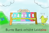 Cartoon: Lagardes Leidzins schlägt zu (small) by Arni tagged lagarde,leitzins,leid,erhöhung,zentralbank,ezb,europa,prozent,teuer,teurer,taube,bank,bunt,bund,eu,zins