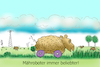 Cartoon: Mähroboter immer beliebter (small) by Arni tagged loch,sommer,zeitungen,presse,meldungen,nachrichten,wichtig,heute,ablenkung,hitze,mähen,rasen,gras,wiese,mähdrescher,schaf,schafe,ki,gerät,automatik,automatisch,funk,schlagzeilen