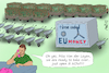 Cartoon: Selenskyjs time coded EU-Safe EN (small) by Arni tagged selenski,selensky,selenskyj,ukraine,eu,money,membership,corruptive,corruption,regime,transport,ursula,vo,der,leyen,usa,war,conflict,weapons,private,accounts,abroad,claims