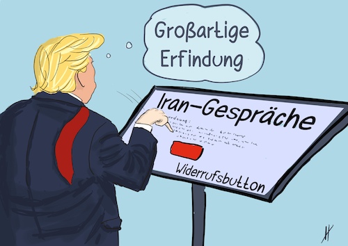 Cartoon: Widerrufsbutton (medium) by Gabi Horvath tagged usa,trump,iran,gespräche,verschoben,online,shops,widerruf,widerrufsbutton,widerufsrecht,usa,trump,iran,gespräche,verschoben,online,shops,widerruf,widerrufsbutton,widerufsrecht