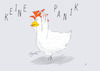 Cartoon: Trotz allem Ruhe bewahren (small) by Gabi Horvath tagged huhn,panik,ostern