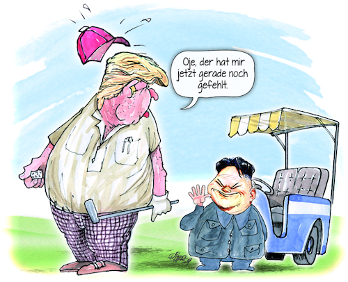Besuch auf dem Golfplatz Besuch auf dem Golfplatz