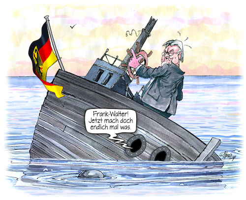 Bundesuhu in Schräglage Bundesuhu in Schräglage
