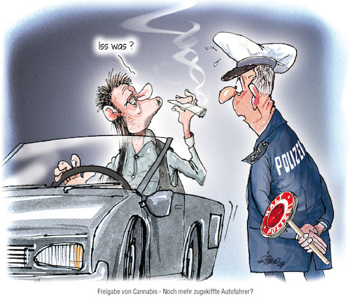 Cartoon: Cannabislegalisierung 4 (medium) by Ritter-Cartoons tagged cannabislegalisierung
