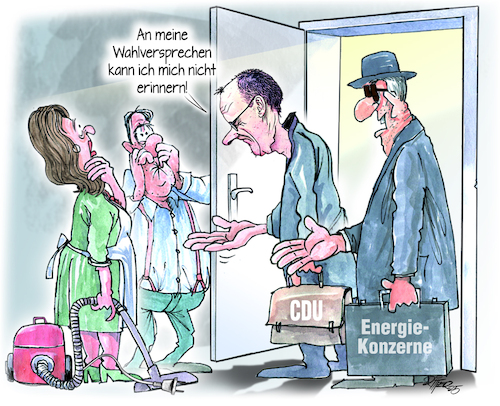Cartoon: Stromsteuer (medium) by Ritter-Cartoons tagged wahlversprecher,friedrich,merz,wahlversprecher,friedrich,merz