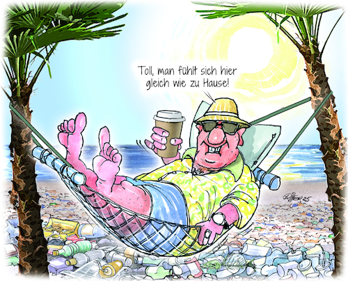 Cartoon: Und was tun die Grünen dagegen (medium) by Ritter-Cartoons tagged coffee,to,go,becher,umweltverschmutzung,coffee,to,go,becher,umweltverschmutzung