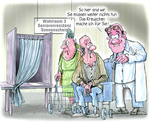 Vereinfachter Wahlvorgang im Sen Vereinfachter Wahlvorgang im Sen