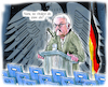 Bundesuhu vor leeren Stühlen