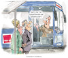 Cartoon: Busstreik (small) by Ritter-Cartoons tagged busstreik