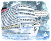 Cartoon: Nordlmeer Kreuzfahrten (small) by Ritter-Cartoons tagged kreuzfahrtschiffe,dreckschleudern,klimawandel