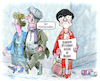 Cartoon: Saskia Eskens SPD auf Jobsuche (small) by Ritter-Cartoons tagged kompetente,spd,fregatte