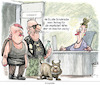 Cartoon: Soialamt (small) by Ritter-Cartoons tagged antragsteller