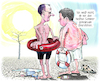 Cartoon: Sommermärchen (small) by Ritter-Cartoons tagged spd,cdu,zoff,merz,und,klingbeil,im,hitzestress