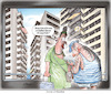 Cartoon: Zimmer mit Meerblick (small) by Ritter-Cartoons tagged urlaub