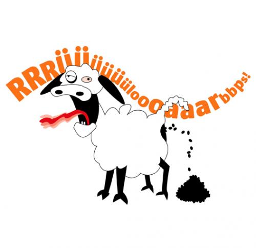 Cartoon: Schafe sind dumm (medium) by armella tagged schaf