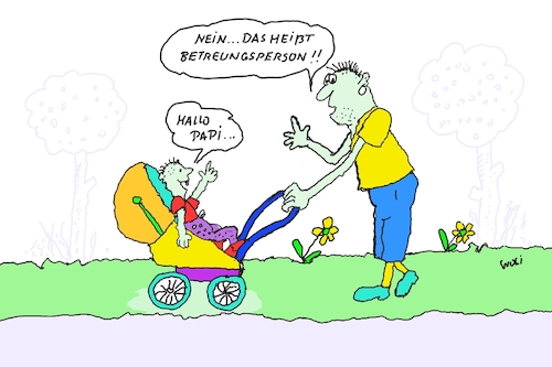 Cartoon: Genderwahn (medium) by woli tagged genderwahn,gendern,ändern,der,sprache