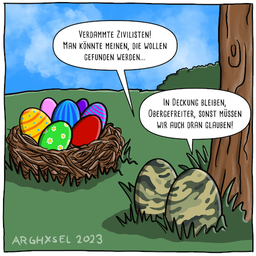 Getarnte Ostereier Getarnte Ostereier
