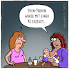 Cartoon: Kind mit KI gezeugt (small) by Arghxsel tagged kind,baby,ki,mutter,gezeugt,chat,gpt