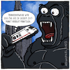 Cartoon: King Kong und die deutsche Bahn (small) by Arghxsel tagged king,kong,zerstörung,bahn,verspätung,anschlusszug,pünktlich