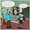 Cartoon: Opa in Wacken (small) by Arghxsel tagged wacken,metal,opa,tot,rock,heavy,festival,open,air