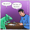 Cartoon: Stein Schere Papier Ecke Spock (small) by Arghxsel tagged sheldon,cooper,echse,spock,enterprise,stein,schere,papier,serie,penny,lennard,spiel