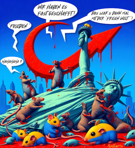 Cartoon: Freiheit war gestern! (medium) by MorituruS tagged freiheit,beschädigt,afd,populismus,rechtsruck,rechtsradikal,rechtsextrem,faschismus,faschist,diktatur,diktator,triumph,autokratie,demokratie,in,gefahr,krieg,verhandlungen,ukraine,frieden,friedensgespräch,russland,lady,liberty,freiheitsstatue,eu,ratspräsidentschaft,viktor,orban,donald,trump,wladimir,putin,xi,jinping,ungarn,geert,wilders,giorgia,meloni,marine,le,pen,rassemblement,national,frankreich,rassistisch,homophob,islamophob,chauvinistisch,cartoon,karikatur,moriturus