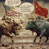Cartoon: 2 Zollpfosten streiten sich (small) by MorituruS tagged zollstreit,usa,china,vergeltungszölle,importe,zölle,zoll,125,84,prozent,basiszoll,kissing,my,ass,demütigung,speichellecker,handelskonflikt,börsencrash,weltweit,us,präsident,donald,trump,elon,musk,tariffs,strafzölle,sanktionen,gegenzölle,zollpolitik,vergeltungsmaßnahmen,aktienmarkt,liberation,day,maga,make,america,great,again,demokratie,autokratie,unzufriedenheit,massenentlassungen,studenten,proteste,demonstrationen,widerstand,washington,weißes,haus,demokraten,schockstarre,dekrete,cartoon,karikatur,moriturus