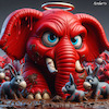 Cartoon: Blutige Krönung des Kandidaten (small) by MorituruS tagged usa,us,gop,maskottchen,elefant,umfragewerte,gestiegen,wahl,expräsident,donald,trump,versuchtes,blut,attentat,ohr,verletzt,angriff,verurteilen,tödliche,gewalt,schuss,waffen,nra,minnesota,krönung,nominierung,kandidat,wahlkampf,opfer,radikalisierung,wahljahr,grand,old,party,republikaner,recht,ordnung,versöhnungskurs,scheinheiligkeit,law,and,order,autoritäre,strukturen,cartoon,karikatur,moriturus