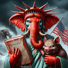 Cartoon: Das neue Amerika? (small) by MorituruS tagged project,2025,radikaler,plan,donald,trump,republikaner,konservative,regierungsprogramm,familie,abtreibungsverbot,strafzölle,abschaffung,verwaltungsstaat,deep,state,mythos,macht,präsident,kongress,parteiprogramm,heritage,foundation,demokratische,kontrollmechanismen,checks,and,balances,sprachrohr,truth,social,versprechen,größte,abschiebeaktion,cartoon,karikatur,moriturus