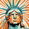 Cartoon: L.Libertys schleichende Mutation (small) by MorituruS tagged donald,trump,us,wahl,comeback,election,stop,the,steal,stolen,capitol,statue,of,liberty,lady,freiheitsstatue,immunität,supreme,court,präsident,oberstes,gericht,weißes,haus,über,dem,gesetz,staatsoberhaupt,freiheit,karikatur,cartoon,moriturus