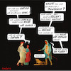 Cartoon: Neulich in Pompeji (small) by MorituruS tagged pompeji,vulkan,vesuv,archäologische,ausgrabungen,bankettsaal,fresken,trojanischer,krieg,italien,giorgia,meloni,asyl,asylrecht,verschärfung,asylrechtsverschärfung,eiltempo,recht,auf,familiennachzug,einschränkung,rechtsstaat,rechtsstaatlichkeit,dubliner,abkommen,asylschnellverfahren,flüchtlinge,wohnsitzauflagen,schikanen,abschiebungen,kranke,menschen,beschneidung,flüchtlingsrechte,abschreckung,ausgrenzung,schutzsuchender,italienische,politikerin,ministerpräsidentin,postfaschistisch,partei,fratelli,ditalia,fdi,präsidentin,europapartei,europäische,konservative,reformer,ekr,menschenrecht,menschenrechtsverletzungen,cartoon,karkikatur,moriturus