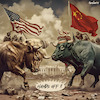 Cartoon: USA vs. China - Hands off! (small) by MorituruS tagged usa,us,präsident,donald,trump,tariffs,zölle,strafzölle,sanktionen,gegenzölle,zollpolitik,vergeltungsmaßnahmen,aktienmarkt,liberation,day,maga,make,america,great,again,demokratie,autokratie,unzufriedenheit,handelskonflikt,studenten,proteste,cartoon,karikatur,moriturus