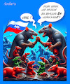 Cartoon: Wir kriegen die EU schon klein! (small) by MorituruS tagged europawahl,eu,parlament,europaparlament,hatespeech,hassrede,volksverhetzung,rechtsruck,rechtsextrem,rechtspopulistische,parteien,afd,erstarken,remigration,migration,ukraine,krieg,russland,cartoon,karikatur,moriturus