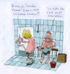 Cartoon: Sauna (small) by F L O tagged sauna,tür,chili