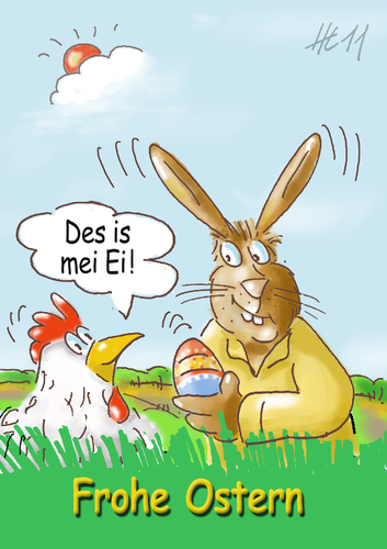 Cartoon: Ostern (medium) by Henrich tagged ostern