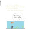 Cartoon: Goldfischstatistik (small) by Flymon tagged goldfish,goldfisch
