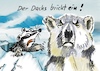 Cartoon: Der Dachs bricht ein! (small) by Rudissketchbook tagged dax,börse,handel,zoll,zölle,welthandel,trump,usa,aktien,europa,kanada,china,asien,liberation,day